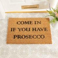 Artsy Doormats Prosecco Doormat, Brown