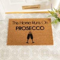 Artsy Doormats This Home Runs On Prosecco Doormat, Brown