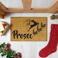 Artsy Doormats Prosec Ho Ho Ho, Brown
