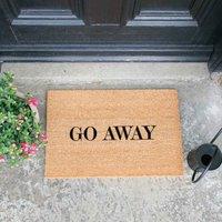 Artsy Doormats Go Away Doormat, Brown