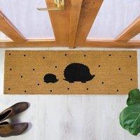 Artsy Doormats Hedgehog Spots Patio Doormat, Brown