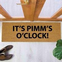 Artsy Doormats Pimm's O'clock Patio Doormat, Brown