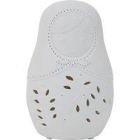 Interiors by PH Kids Russian Doll Night Light White Ceramic, White