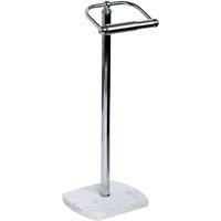 Showerdrape Octavia Toilet Roll Holder - White, White