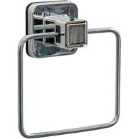 Showerdrape Pushloc Towel Ring, Silver