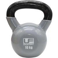 UFE Urban Fitness Cast Iron Kettlebell (16Kg - Silver)