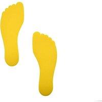 Pre-Sport Foot Floor Marker (pack Of 6) (yellow), Yellow