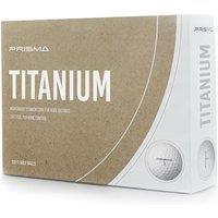 Masters Prisma Titanium Golf Balls (box Of 12) (white), White