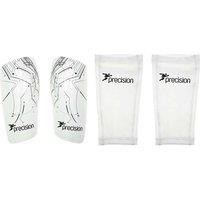 Precision Pro Matrix Shinguards (large, White/Black)