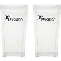Precision Pro Matrix Shinguard Sleeves (small, Black/Chrome)