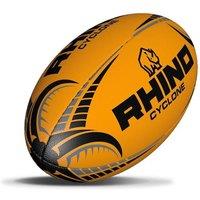 Rhino Cyclone Rugby Ball (5, Fluo Orange), Orange