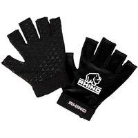 Rhino Pro Half Finger Mitts Adult (black, Small/Medium), Black