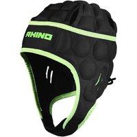 Rhino Senator Head Guard (black/Green, Medium), Green