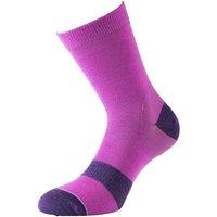 1000 Mile Approach Walking Sock Ladies (small, Fuscia), Grey