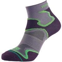 1000 Mile Fusion Sock Mens (grey/Black/Green, Medium)