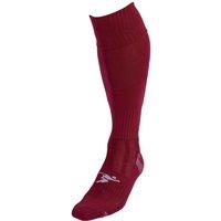Precision Plain Pro Football Socks Junior (maroon, J8-j11)