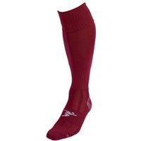 Precision Plain Pro Football Socks Junior (maroon, 3-6)