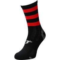 Precision Pro Hooped GAA Mid Socks Junior (j12-2, Black/Red)