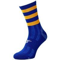 Precision Pro Hooped GAA Mid Socks Junior (royal/Amber, 3-6)