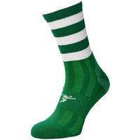 Precision Pro Hooped GAA Mid Socks Junior (3-6, Green/White)