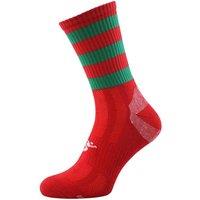 Precision Pro Hooped GAA Mid Socks Junior (3-6, Red/Green)