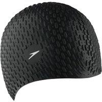 Speedo Bubble Cap (black, Adult), Black