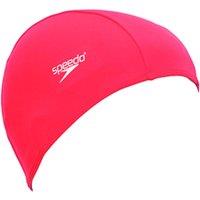Speedo Polyester Caps (red, Adult), Red