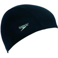 Speedo Polyester Caps (black, Junior), Black