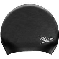 Speedo Long Hair Silicone Cap (adult, Black), Black