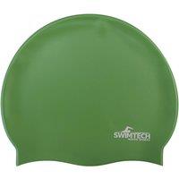 Swimtech Silicone Swim Cap (green), Green