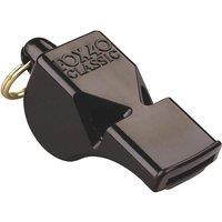 Fox 40 Classic Official Whistle And Strap (black), Black