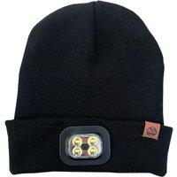Six Peaks Led Lighted Beanie Hat (black), Black