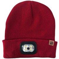 Six Peaks Led Lighted Beanie Hat (wine Red), Red