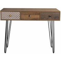 LPD Furniture Casablanca Desk, Brown