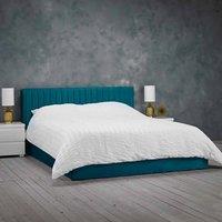 LPD Furniture Berlin Teal Double Bed, Green