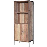 LPD Furniture Hoxton Bookcase-display Cabinet, Brown