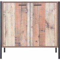 LPD Furniture Hoxton Shoe Cabinet, Brown