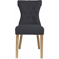 LPD Furniture Naples Dining Chair Grey (Pack of 2), Grey