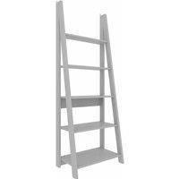 LPD Furniture Tiva Ladder Bookcase Grey, Grey