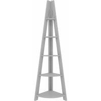 LPD Furniture Tiva Corner Ladder Shelving Grey, Grey