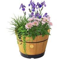 Vegtrug Medium Barrel 46cm - Natural, Brown