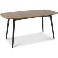 Bentley Designs Rhoka Weathered Oak 6 Seater Dining Table, Brown
