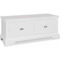 Norfolk White Blanket Box, White