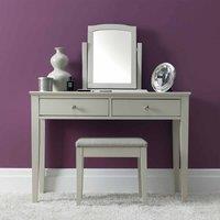 Rigby Cotton Dressing Table, Grey