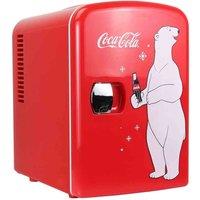 Coca-Cola Coca Cola Mini Fridge For Bedroom 4L Cooler/Warmer, Red