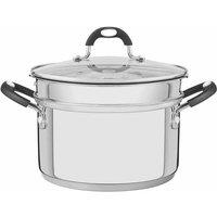 Tramontina 2 Pcs. Stainless Steel Steamer Set, Silver