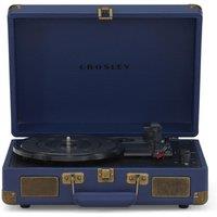 Crosley Cruiser Plus Navy Turntable With Bluetooth Out, Blue