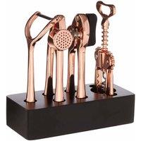 Maison By Premier Paragon 5 Piece Rose Gold Kitchen Gadget Set