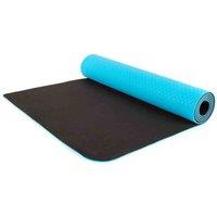 Just Be Tpe 5Mm Yoga Mat - Blue & Black, Multi