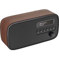 VQ Dexter DAB/DAB+ Digital & FM Radio - Walnut, Brown
